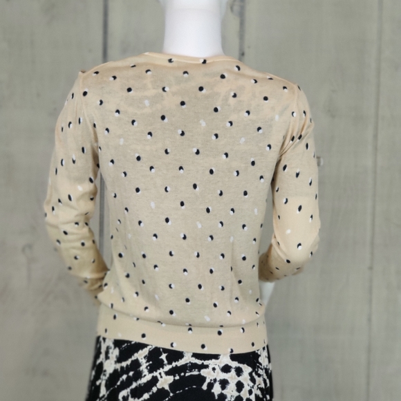 2 For $12 AT Loft Dot Button Up Cardigan Size XS - Picture 8 of 10